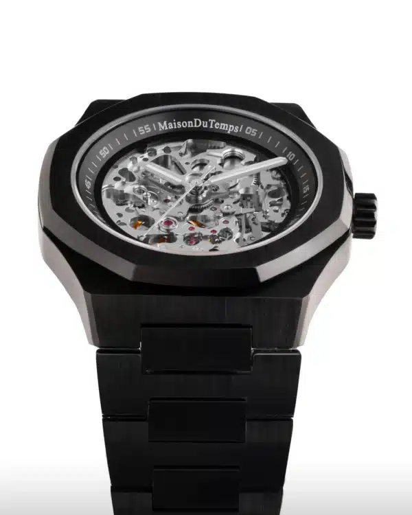 Maison du temps Watch MT BETA SQUELETTE BLACK EDITION ACIER c