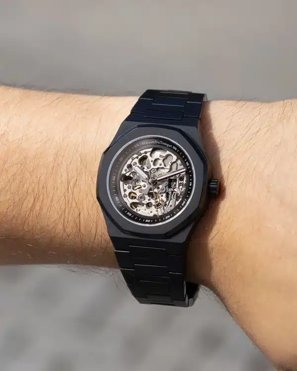 Maison du temps Watch MT BETA SQUELETTE BLACK EDITION ACIER d