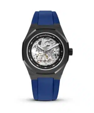 Maison du temps Watch MT BETA SQUELETTE BLACK EDITION BLEU