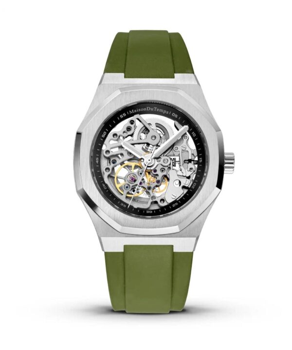 Maison du temps Watch MT BETA SQUELETTE SILICONE KAKI