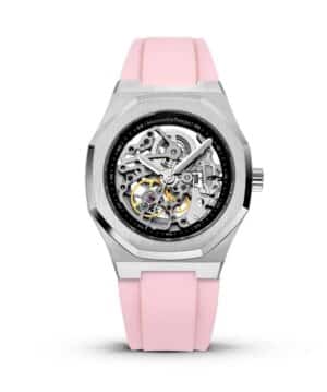 Maison du temps Watch MT BETA SQUELETTE SILICONE ROSE Maison du temps Watch MT BETA SQUELETTE SILICONE ROSE