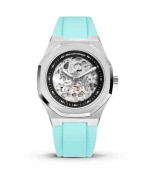 Maison du temps Watch MT BETA SQUELETTE SILICONE TURQUOISE Maison du temps Watch MT BETA SQUELETTE SILICONE TURQUOISE