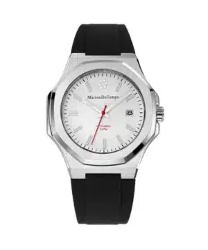 Maison du temps Watch MT GAMMA BLANC SILICONE NOIR