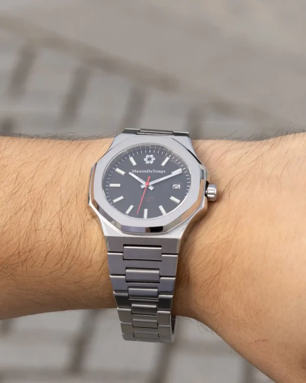Maison du temps Watch MT GAMMA BLANC SILICONE NOIR d