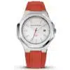 Maison du temps Watch MT GAMMA BLANC SILICONE ORANGE