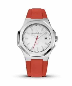 Maison du temps Watch MT GAMMA BLANC SILICONE ORANGE Maison du temps Watch MT GAMMA BLANC SILICONE ORANGE