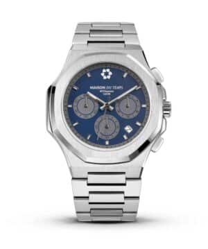 Maison du temps Watch MT GAMMA CHRONO ACIER BLEU Maison du temps Watch MT GAMMA CHRONO ACIER BLEU