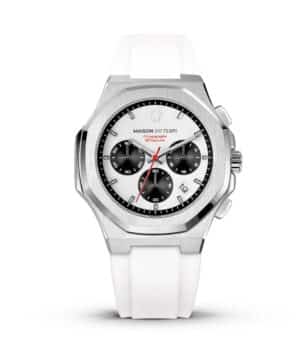 Maison du temps Watch MT GAMMA CHRONOGRAPHE SILICONE BLANC Maison du temps Watch MT GAMMA CHRONOGRAPHE SILICONE BLANC
