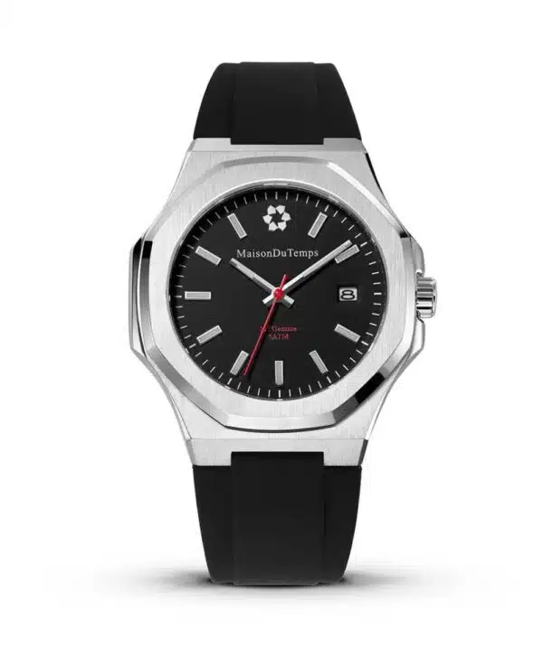 Maison du temps Watch MT GAMMA NOIR SILICONE NOIR