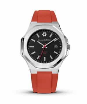 Maison du temps Watch MT GAMMA NOIR SILICONE ORANGE Maison du temps Watch MT GAMMA NOIR SILICONE ORANGE