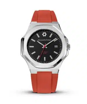 Maison du temps Watch MT GAMMA NOIR SILICONE ORANGE