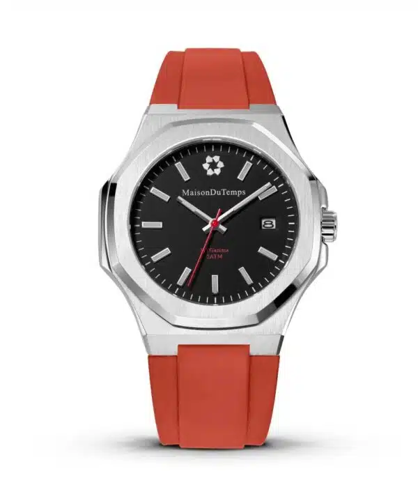 Maison du temps Watch MT GAMMA NOIR SILICONE ORANGE