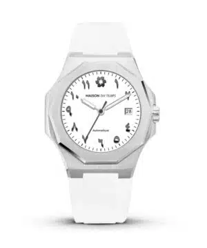 Maison du temps Watch MT ZETA ARABIC BLANC SILICONE BLANC