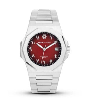 Maison du temps Watch MT ZETA ARABIC ROUGE ACIER