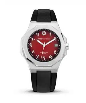 Maison du temps Watch MT ZETA ARABIC ROUGE SILICONE NOIR