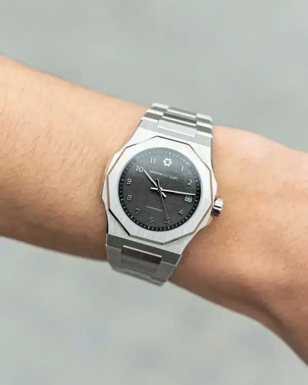 Maison du temps Watch MT ZETA METEORITE ACIER b