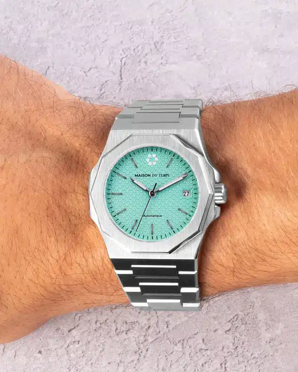 Maison du temps Watch MT ZETA TURQUOISE ACIER b