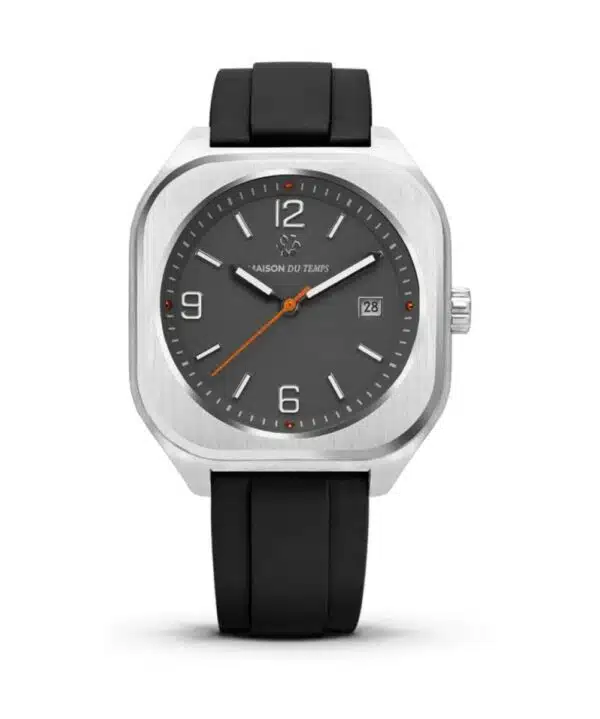 Maison du temps Watch MTIOTA GRIS CAOUTCHOUC NOIR