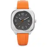 Maison du temps Watch MTIOTA GRIS CAOUTCHOUC ORANGE