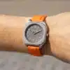 Maison du temps Watch MTIOTA GRIS CAOUTCHOUC ORANGE d