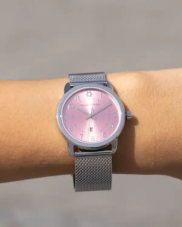 Maison du temps Watch MTMu NACRÉ ROSE c