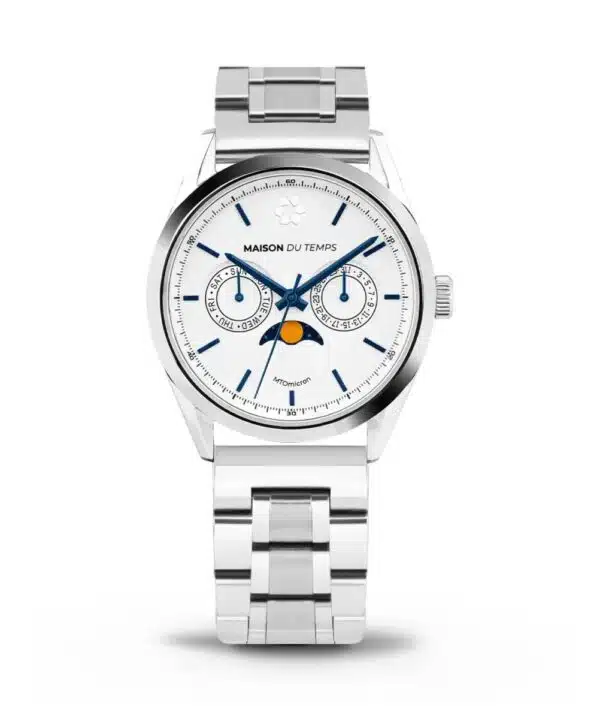 Maison du temps Watch MTOMICRON MOONPHASE BLANC