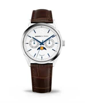 Maison du temps Watch MTOMICRON MOONPHASE CUIR MARRON Maison du temps Watch MTOMICRON MOONPHASE CUIR MARRON