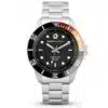 Maison du temps Watch MTSIGMA LUNETTE NOIRE ORANGE ACIER