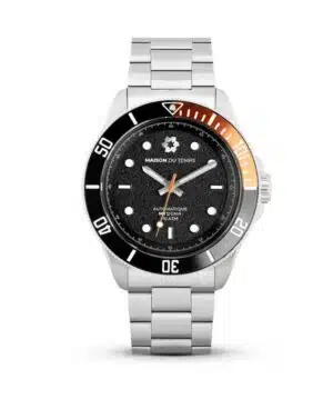 Maison du temps Watch MTSIGMA LUNETTE NOIRE ORANGE ACIER