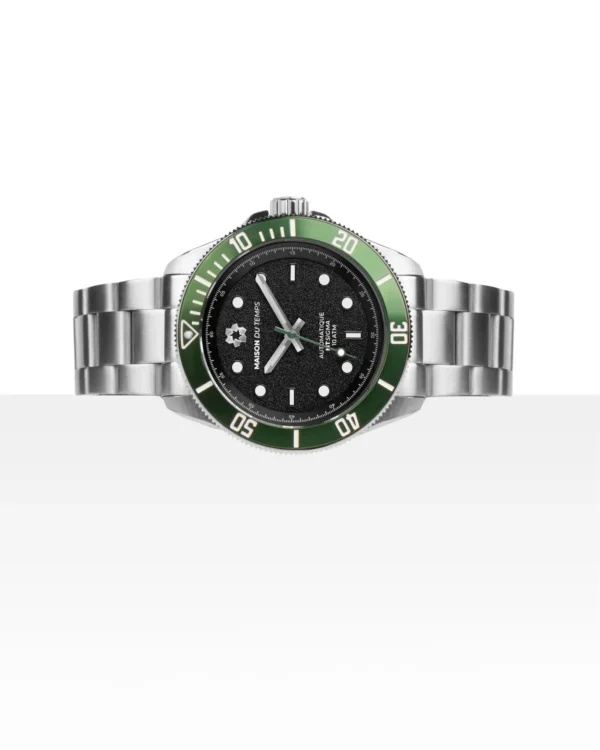 Maison du temps Watch MTSIGMA LUNETTE VERTE ACIER b