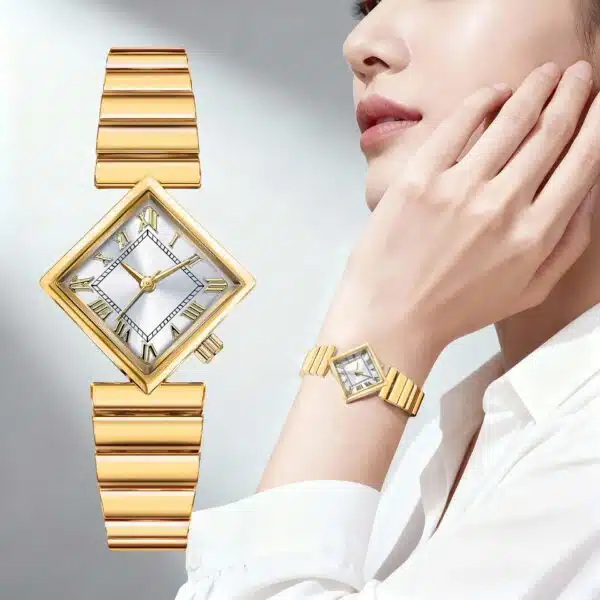 Conteenium Watch MONTRE EXQUIS OR BLANC a