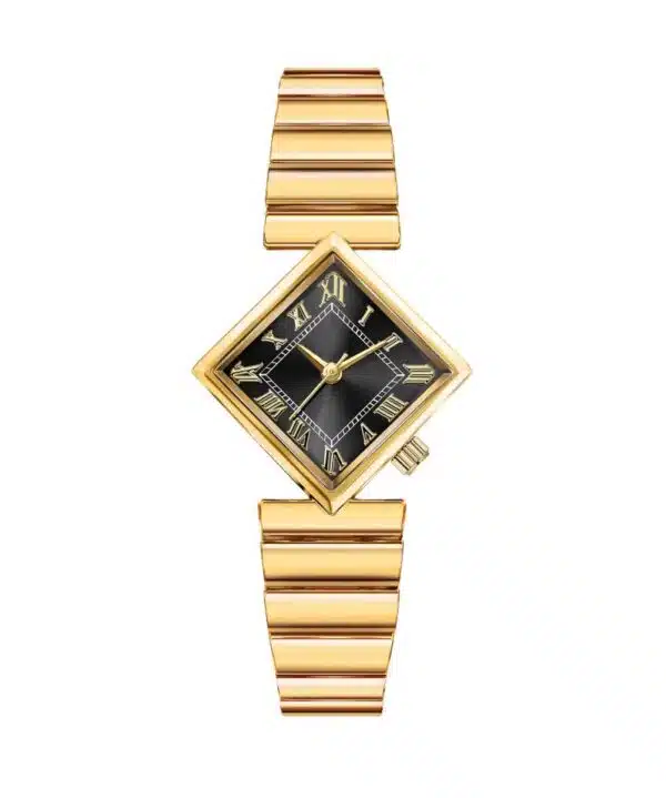 Conteenium Watch MONTRE EXQUIS OR CADRAN NOIR