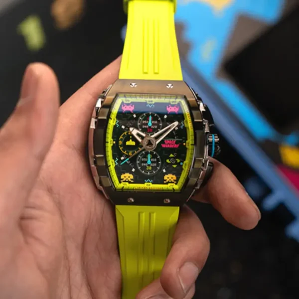 montre magellan chronograph space invaders limited edition nb 6024 si 05 galactic green nubeo (2) montre magellan chronograph space invaders limited edition nb 6024 si 05 galactic green nubeo (2)