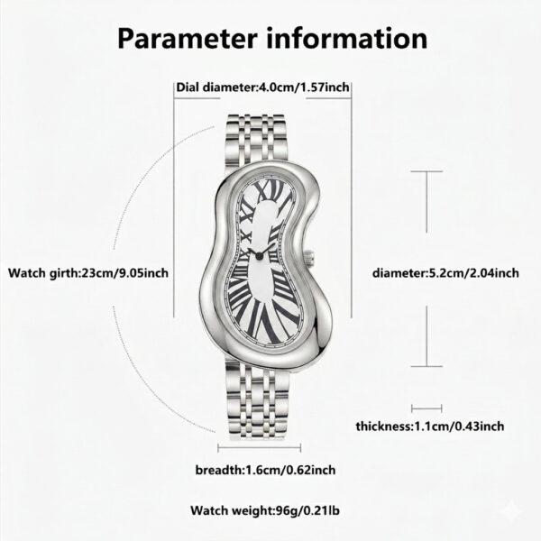 Conteenium Watch DALI ACIER ARGENT b Conteenium Watch DALI ACIER ARGENT b