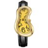 Conteenium Watch DALI ACIER DORE CUIR Conteenium Watch DALI ACIER DORE CUIR